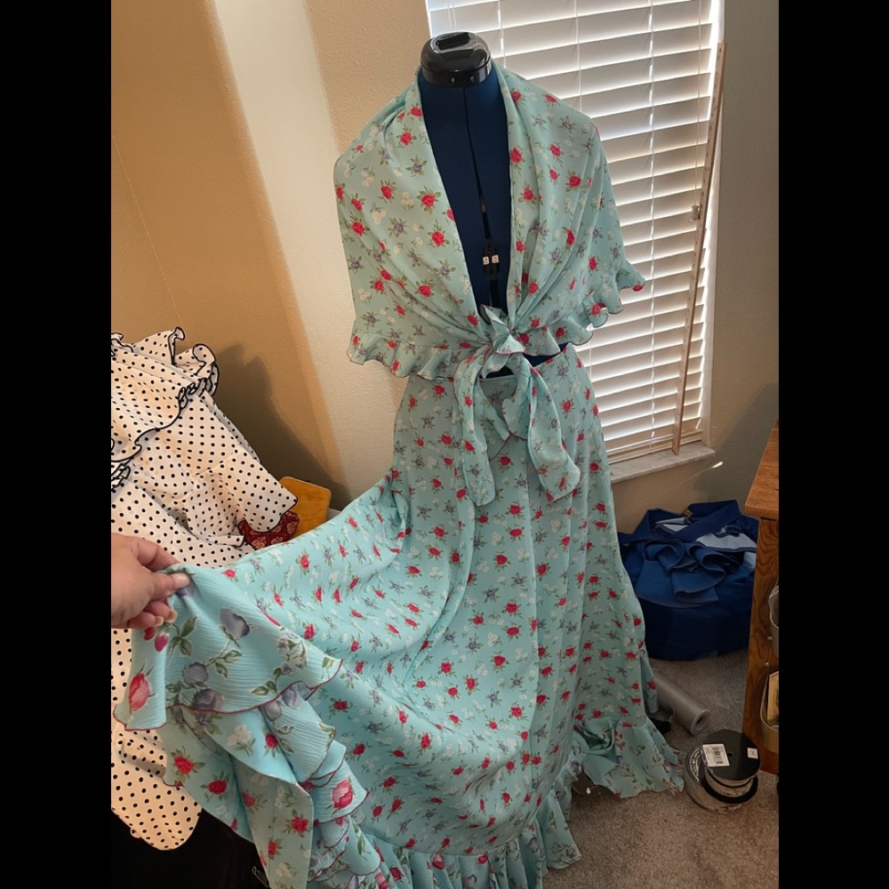 Flamenco skirt and stole